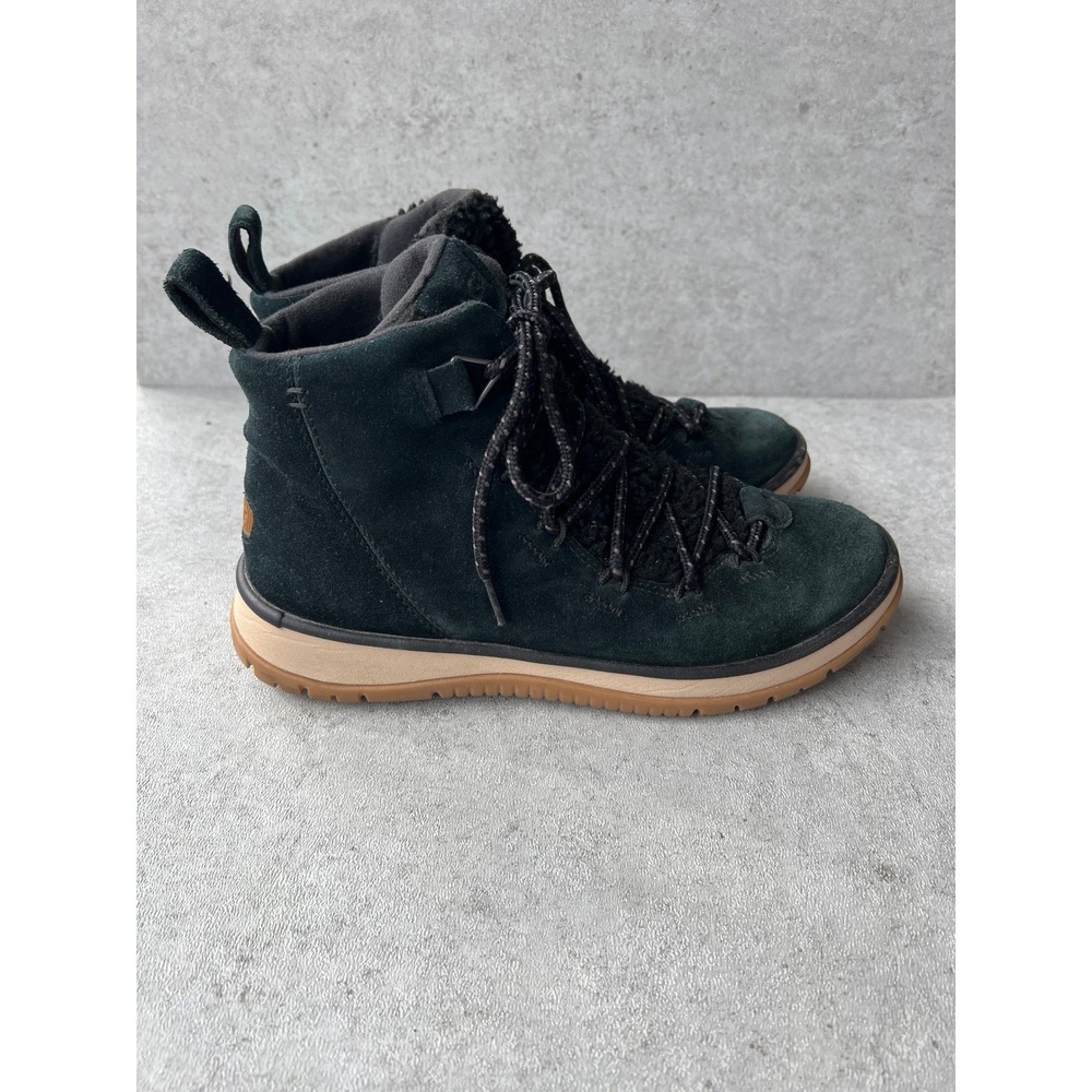 UGG BLACK WATERPROOF LAKESIDER HERITAGE MID SNEAKER‎ BOOT Womens 9